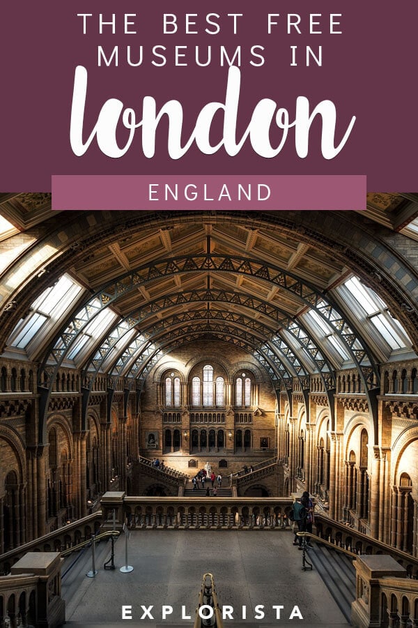 Want to know the best FREE museums in London? From history buffs to art lovers, find out which one you should visit here.