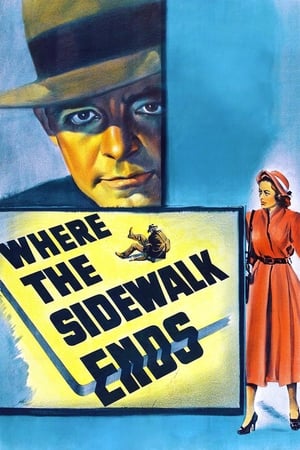 Poster Where the Sidewalk Ends 1950