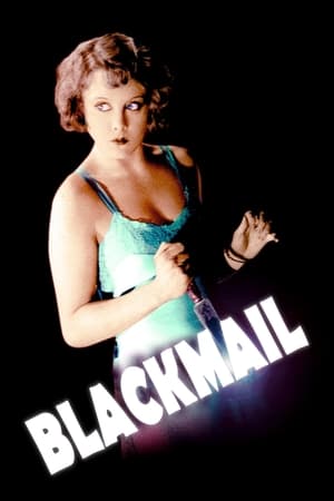 Poster Blackmail 1929