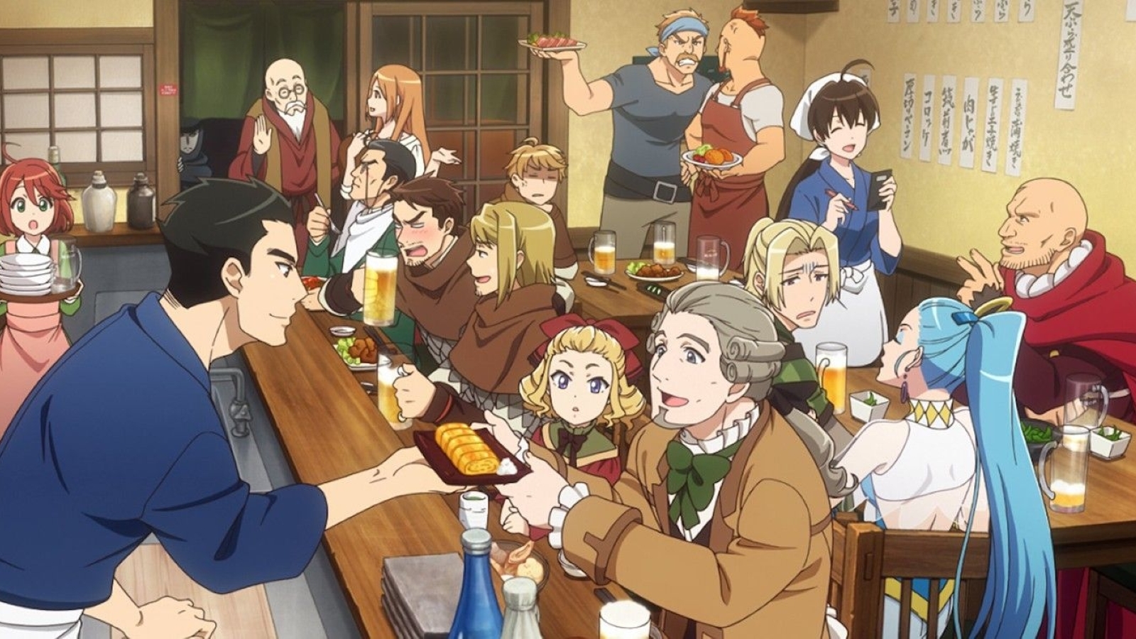 Affiche de l'anime Isekai Izakaya – Japanese Food From Another World