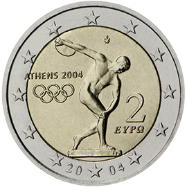 Greece € 2,00 (Olympic Games in Athens 2004)