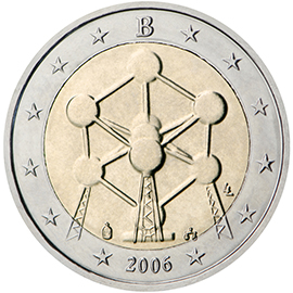 Belgium € 2,00 (Atomium)