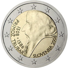 Slovenia € 2,00 (500th anniversary of Primož Trubar's birth)