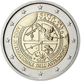 Vatican City € 2,00 (International Year of Astronomy)