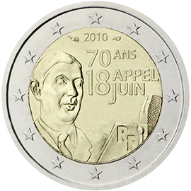 France € 2,00 (70th anniversary of the Appeal of June 18)