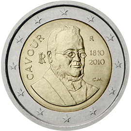 Italy € 2,00 (200th anniversary of the Count of Cavour’s birth)