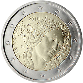 San Marino € 2,00 (500th anniversary of the death of Sandro Botticelli)