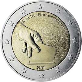 Malta € 2,00 (Constitutional history – first election of representatives in 1849)