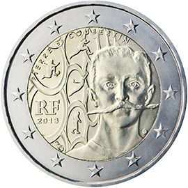 France € 2,00 (150th anniversary of the birth of Pierre de Coubertin, initiator of the revival of the Olympic Games and first president of the International Olympic Committee)