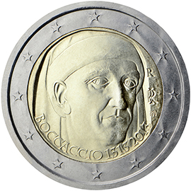 Italy € 2,00 (700th Anniversary of the birth of Giovanni BOCCACCIO)