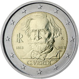 Italy € 2,00 (200th Anniversary of the birth of Giuseppe VERDI)