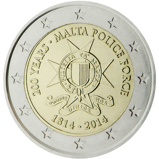 Malta € 2,00 (200 years of Malta Police Force)