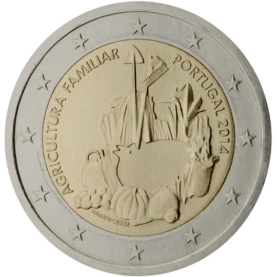 Portugal € 2,00 (The International Year of Family Farming)