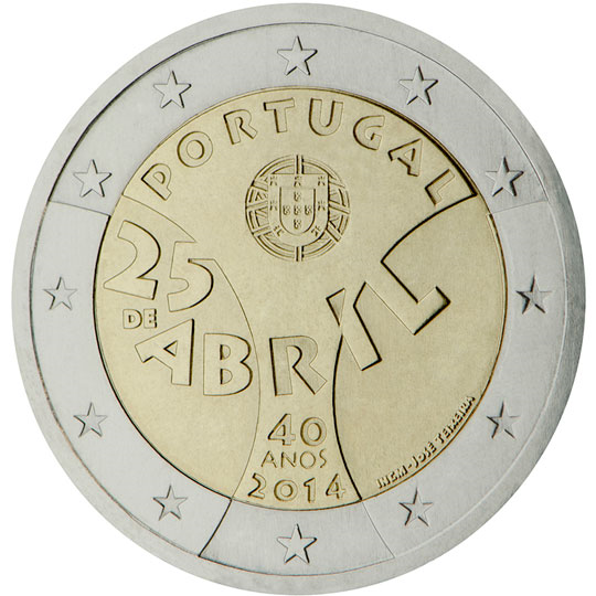 Portugal € 2,00 (40th Anniversary of the 25th April Revolution)