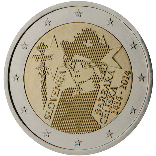 Slovenia € 2,00 (The 600th anniversary of the crowning of Barbara Celjska)