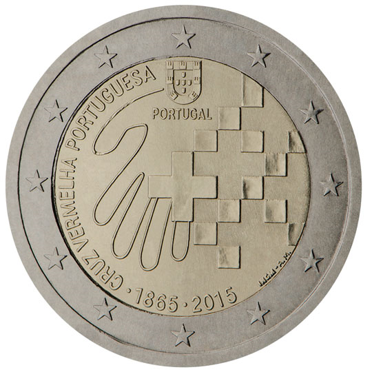 Portugal € 2,00 (150th Anniversary of the Portuguese Red Cross)