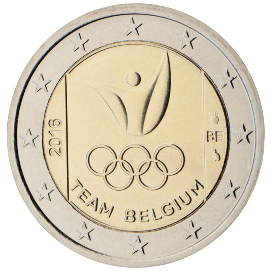 Belgium € 2,00 (Olympic Games)