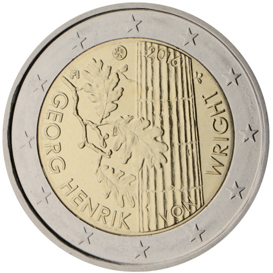 Finland € 2,00 (The 100th anniversary of the birth of philosopher Georg Henrik von Wright)