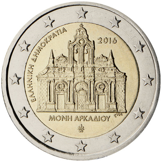 Greece € 2,00 (150 years from the Arkadi Monastery Torching)