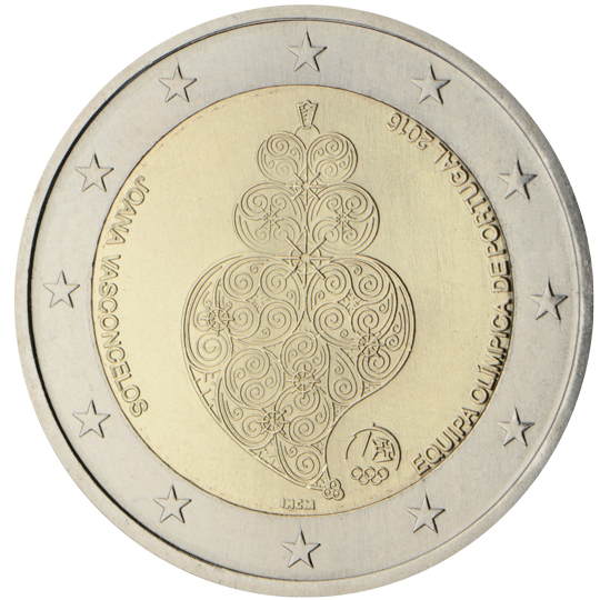 Portugal € 2,00 (Portuguese team participating in the Rio 2016 Olympic Games)