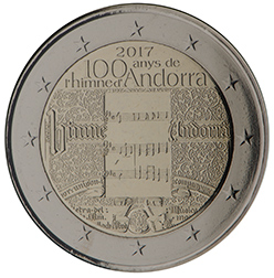 Andorra € 2,00 (100 years of the anthem of Andorra)