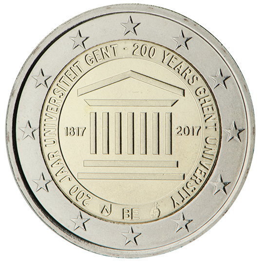 Belgium € 2,00 (200th anniversary of the Ghent University)