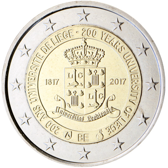 Belgium € 2,00 (200th anniversary of the University of Liège)