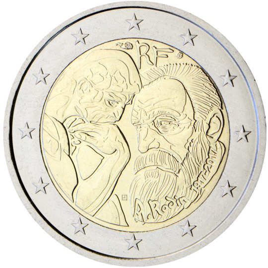 France € 2,00 (Centenary of Auguste Rodin)