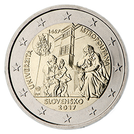 Slovakia € 2,00 (The 550th anniversary of the University Istropolitana)