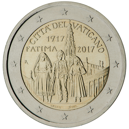 Vatican City € 2,00 (Centenary of the Fatima apparitions)