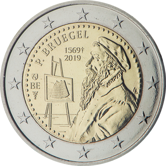 Belgium € 2,00 (The 450th anniversary of the death of Pieter Bruegel the Elder)