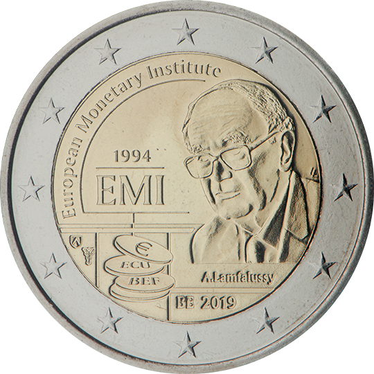 Belgium € 2,00 (25th anniversary of the European Monetary Institute (EMI))