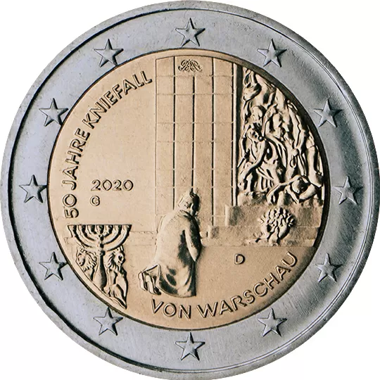 Germany € 2,00 (The 50th anniversary of Willy Brandt’s Kniefall von Warschau)