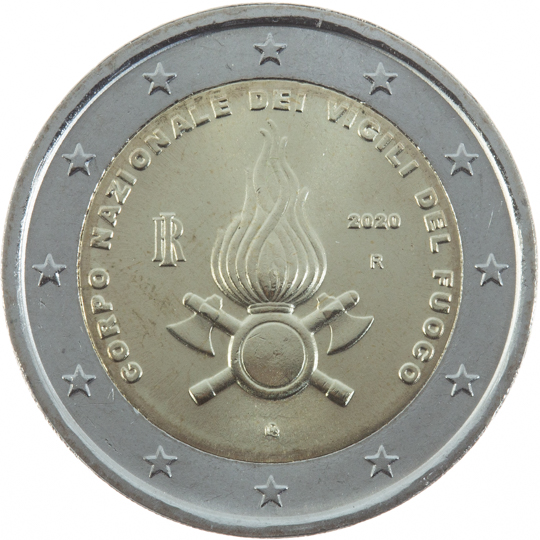 Italy € 2,00 (The 80th Anniversary of Foundation of ‘Corpo Nazionale dei Vigili del Fuoco’ (National Fire Department))