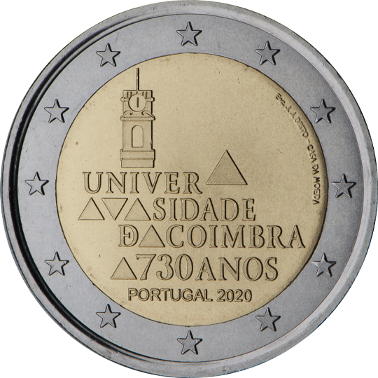 Portugal € 2,00 (730th anniversary of the University of Coimbra)