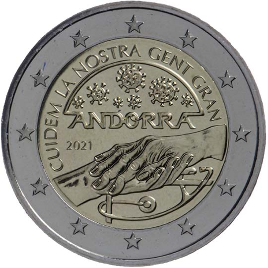 Andorra € 2,00 (Taking care of our seniors)