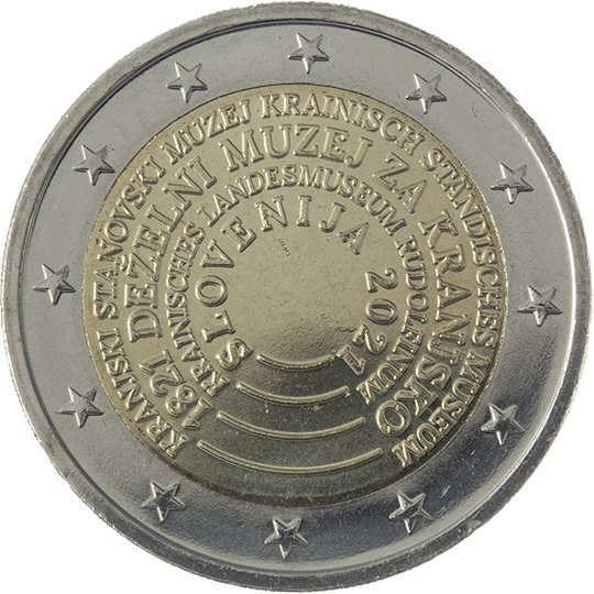 Slovenia € 2,00 (The 200th anniversary of the establishment of Provincial Museum for Carniola, the first museum in Slovenia)