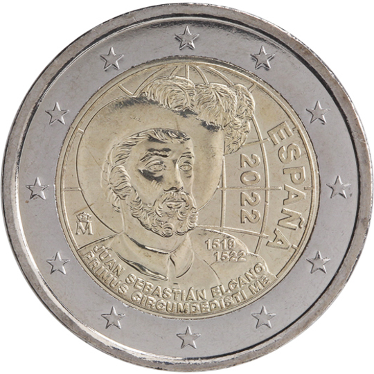 Spain € 2,00 (The 5th centennary of the first circumnavigation of the Earth)