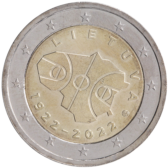 Lithuania € 2,00 (100 years of basketball in Lithuania)