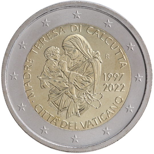 Vatican City € 2,00 (The 25th anniversary of the death of Mother Teresa of Calcutta)