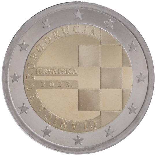 Croatia € 2,00 (The introduction of the euro as the official currency of Croatia on 1 January 2023)