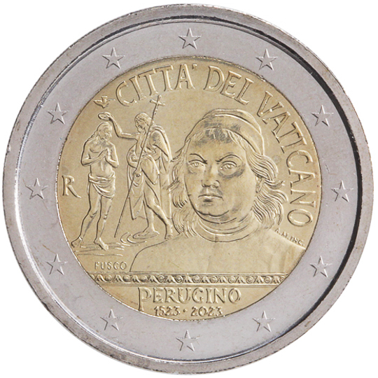 Vatican City € 2,00 (The 5th Centenary of the death of Pietro Perugino)