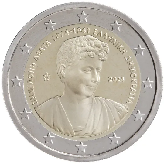 Greece € 2,00 (150 years from the birth of Penelope Delta)