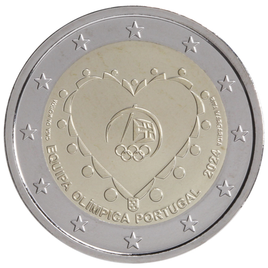 Portugal € 2,00 (Portugal’s participation in the 33rd Olympic Games)