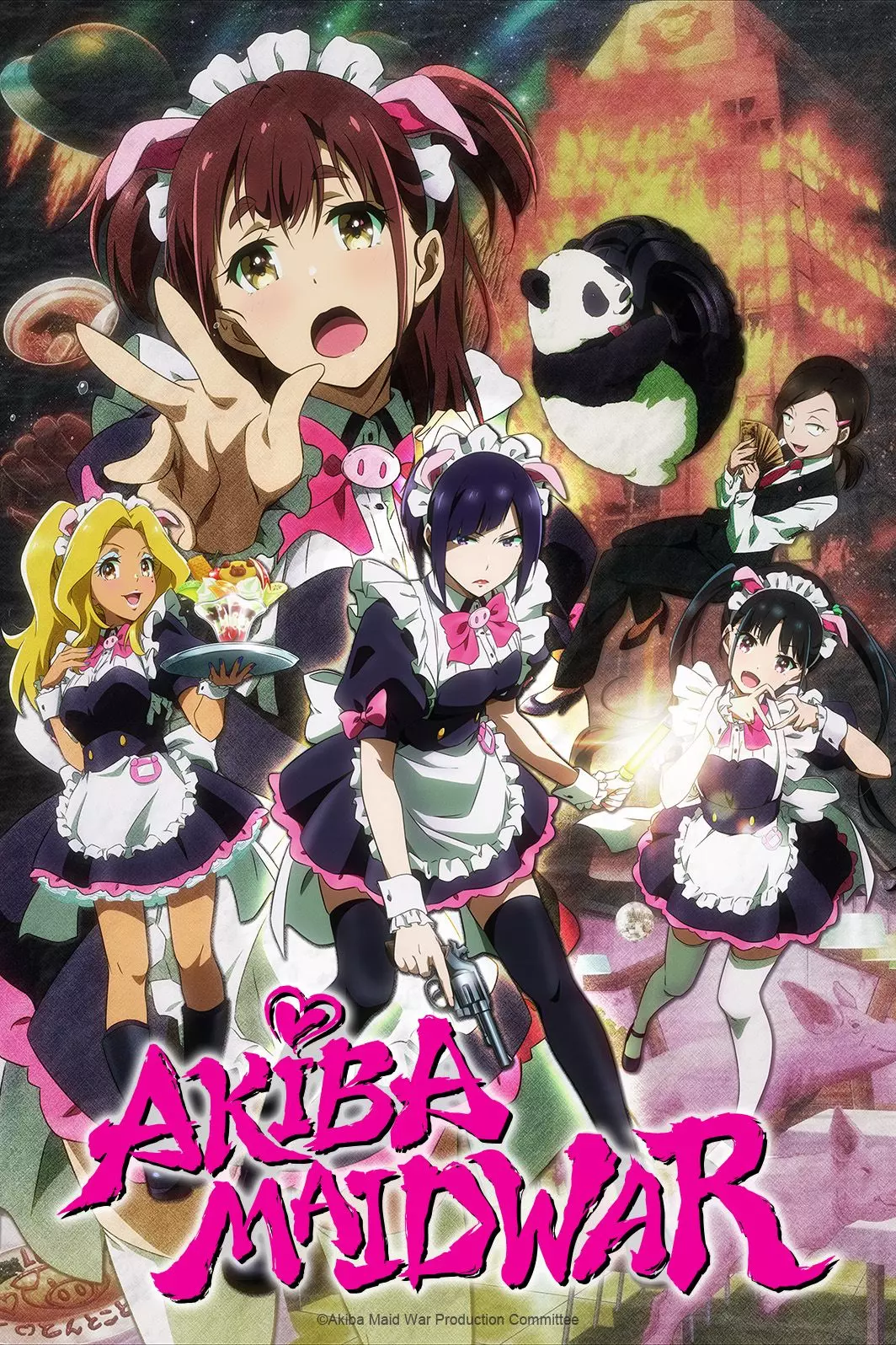 Affiche de l'anime Akiba Maid War