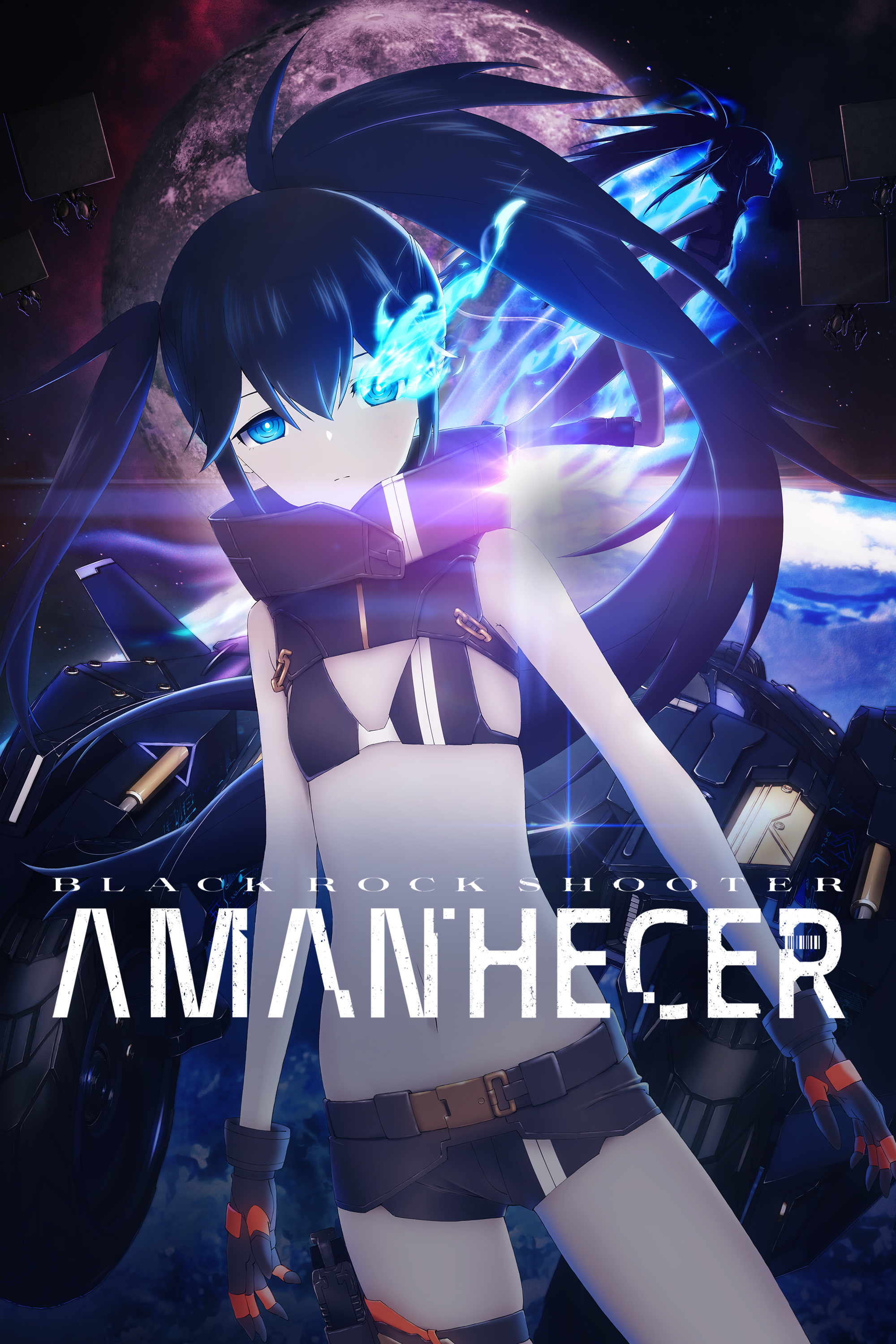 Affiche de l'anime Black Rock Shooter