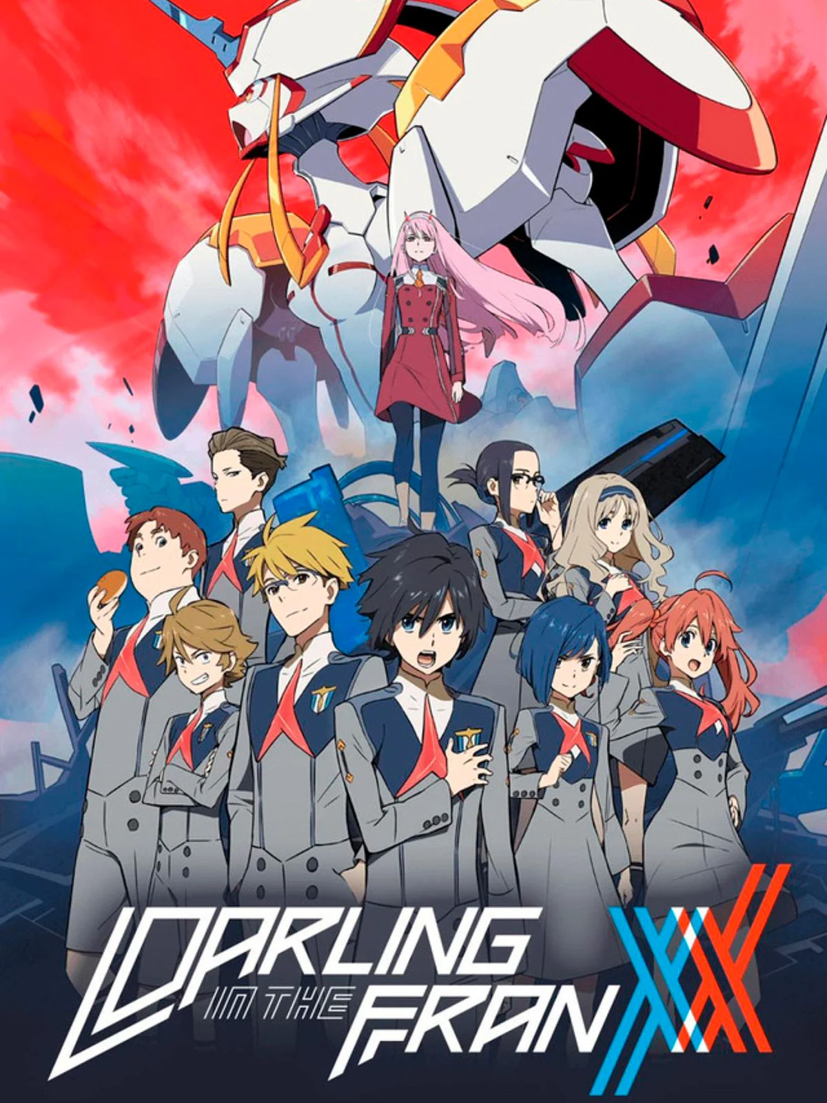Affiche de l'anime Darling in the Franxx