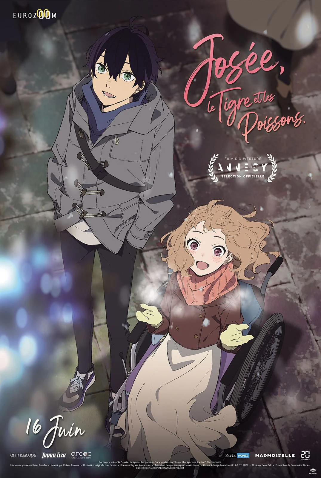 Affiche de l'anime Josée, le tigre et les poissons
