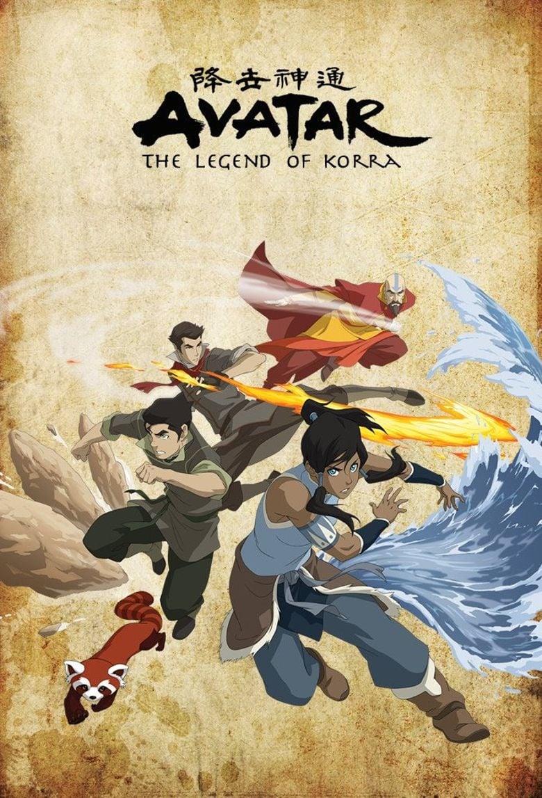 Affiche de l'anime La Légende de Korra
