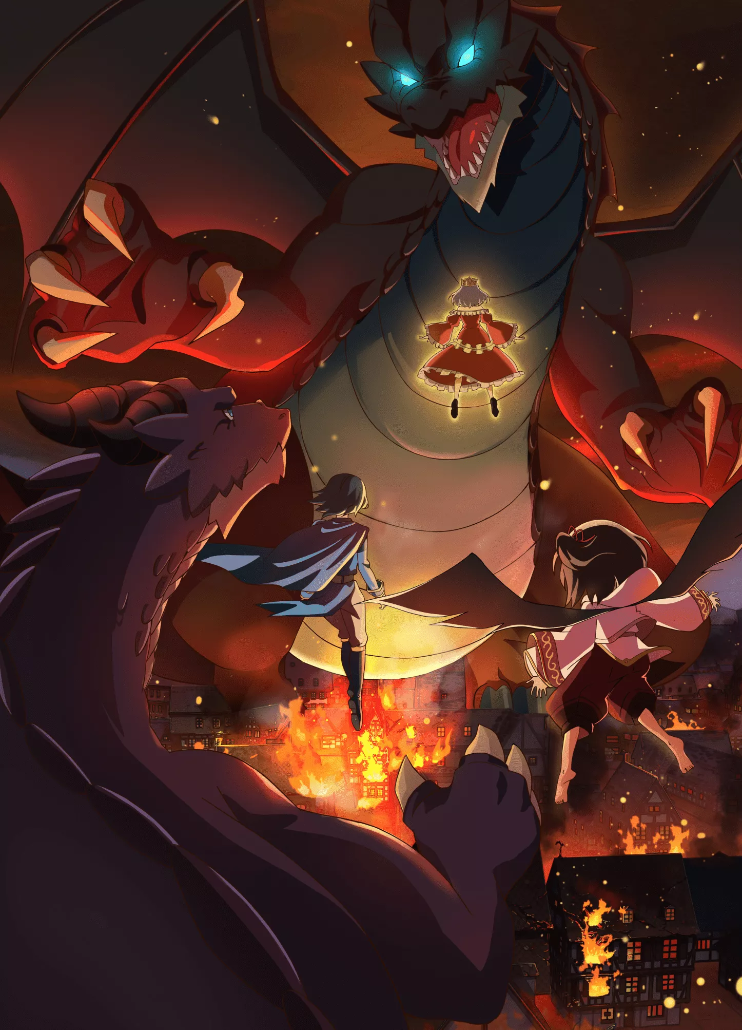 Affiche de l'anime Le puissant dragon végan